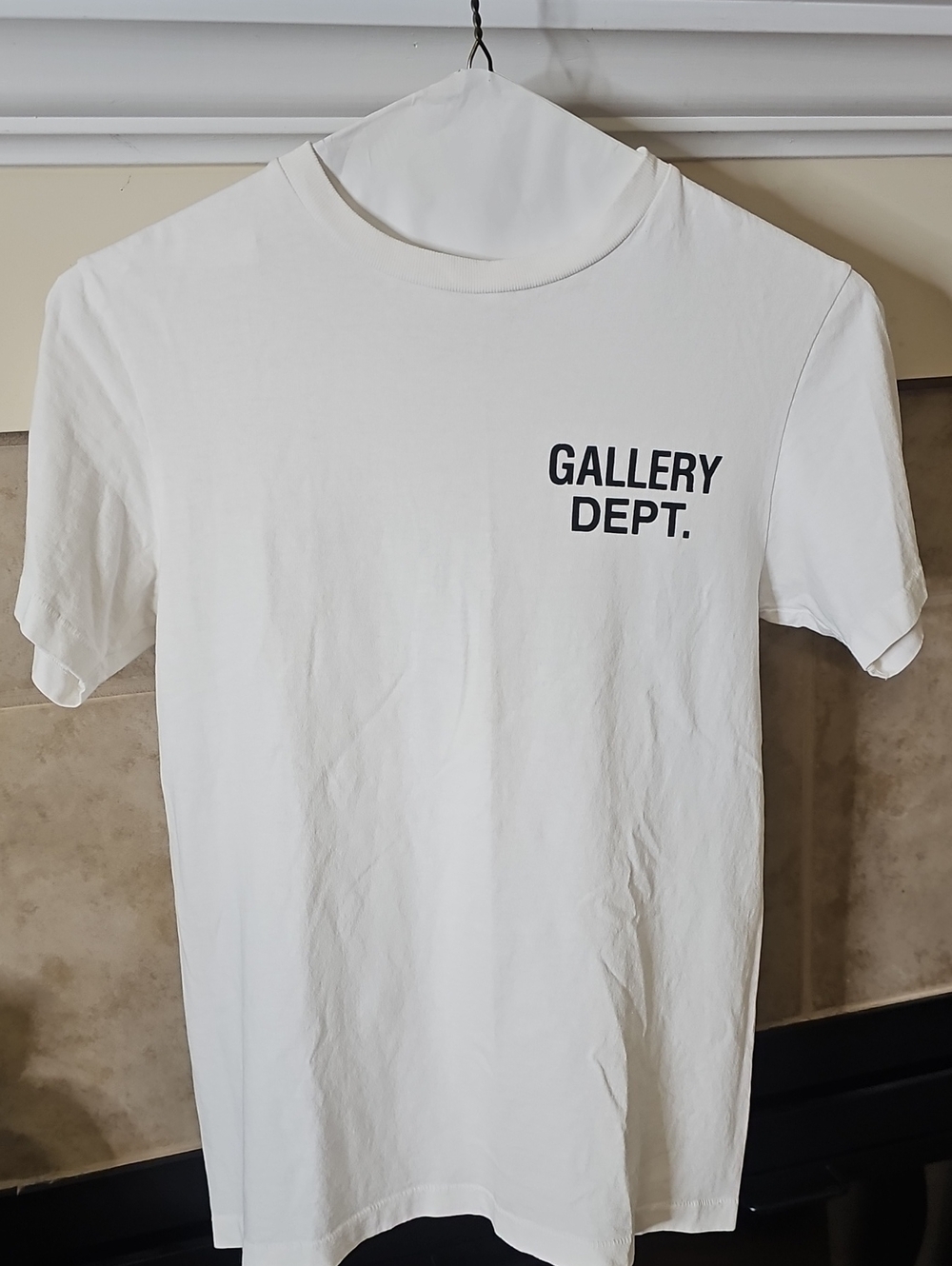 GALLERY DEPT. "Hollywood, CA" White Logo Tee. Size XS